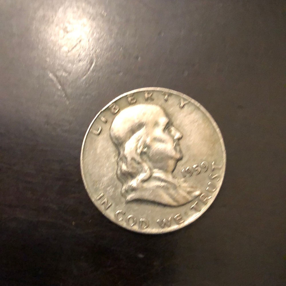 1959 Franklin half dollar